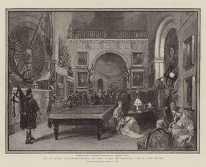 Iltaviihdettä Duke of Argyllin ylämaan kodissa