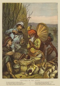 Joulu viidakossa (chromolitho)