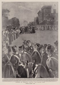 Sairaanhoitajat Windsorin linnassa, maaliskuun menneisyys