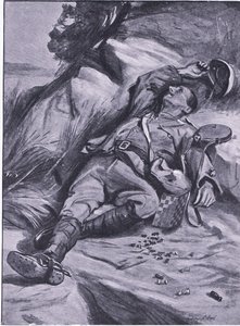 Vain pelinappula, teoksesta After Pretoria: The Guerilla War, jonka on julkaissut Harmsworth Bros Limited, 1901. tekijältä Sydney Prior Hall