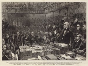 Home Rule Debate -keskustelu alahuoneessa, herra Gladstonen peroraatio