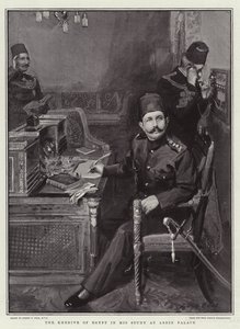 Egyptin Khedive tutkimuksessaan Abdinin palatsissa tekijältä Sydney Prior Hall