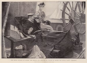 Kuninkaallinen Invalidi Cowesissa, Walesin prinssi ja prinsessa Royal Yacht Osborne -aluksella