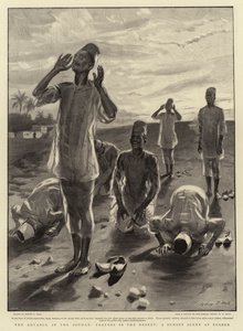 Eteneminen Soudanissa, Prayers in the Desert, auringonlaskukohtaus berberissä