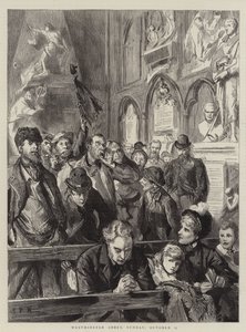 Westminster Abbey, sunnuntai 23. lokakuuta