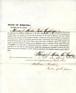 Uskollisuusvala Thomas J.Madden Missourista, St.Louisin kreivikunta tekijältä T.J. Madden
