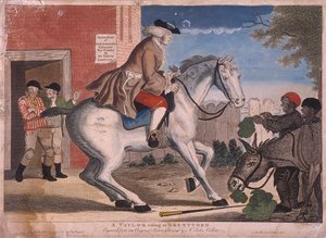 "Taylor ratsastaa Brentfordiin", 1786 tekijältä TS Stayner