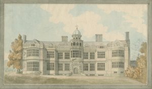 Ingestre Hall: akvarellimaalaus, nd [1791]