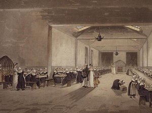 Ruokasali, Asylum, Ackermannin "Lontoon mikrokosmosta"