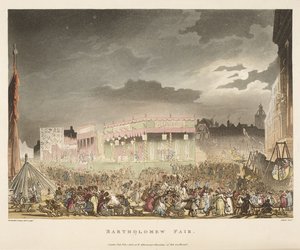 Bartolomeuksen messut tekijältä T. & Pugin A.C. (1762 1832) (after) Rowlandson