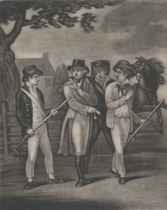 The Taking of Major André, lahjomaton Paulding, Williams ja Vanvert, heinäkuu..., 4. heinäkuuta 1812 tekijältä T. W. Freeman