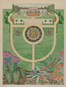Elginin kasvitieteellinen puutarha, n. 1936. tekijältä Tabea Hosier