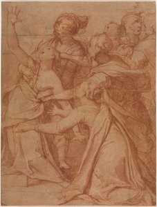 Pyhän Philip Benizzin ihme: Demonisen naisen paraneminen, n. 1557.