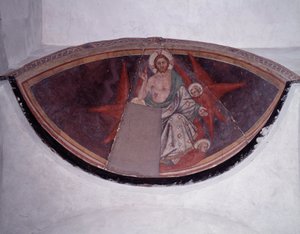 Kristus kirkkaudessa (fresko tekijältä Taddeo di Bartolo