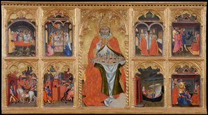 Pyhä Geminianus kohtauksineen elämästään, 1401