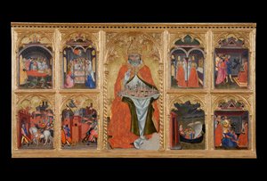 San Gimignano valloitti kahdeksan tarinaa elämästään tekijältä Taddeo di Bartolo