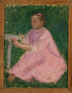 Mädchen im rosa Kleid tekijältä Tadeusz Makowski