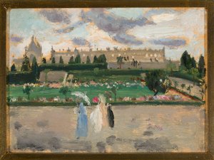 Kaupunkimaisema (Esplanade des Invalides) tekijältä Tadeusz Makowski