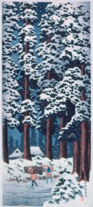 Setrien reunustama katu Nikkon lähellä tekijältä Takahashi Hiroaki