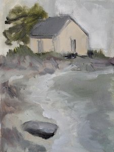 Rauhallinen rannikkotalo