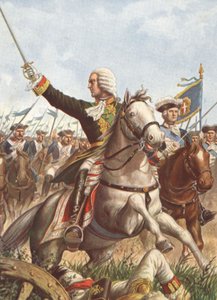 Kaarle Emmanuel III Guastallan taistelussa vuonna 1734. tekijältä Tancredi Scarpelli