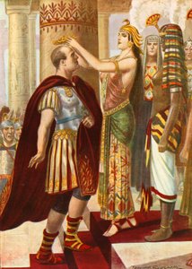 Cleopatra toivottaa Caesarin tervetulleeksi tekijältä Tancredi Scarpelli
