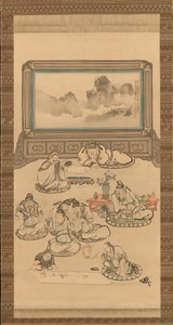 Viinikupin kahdeksan kuolematonta, 1828.