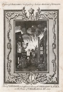 Lontoon suuri palo, 1666 c1783 tekijältä Taylor