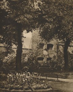 Marshalsean vankilan paikka St. Georgesin kirkkopihasta, Southwark, vuodelta 1935. tekijältä Taylor