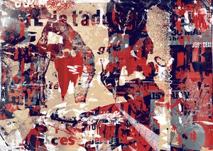 Abstração I, 2016 (Colagem sobre tela) finlandês tekijältä Teis Albers