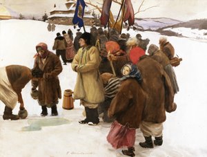 Ortodoksinen joulu Itä-Karpaateilla: veden siunaus