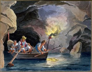 Yökalastus, n. 1830 (akvatinta) tekijältä Teodoro Guglielmo Witting