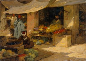 "Hedelmämarkkinat, Tanger", 1880-1936
