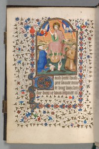 Tuntikirja (Pariisin käyttö): Fol. 204v, viimeinen tuomio
