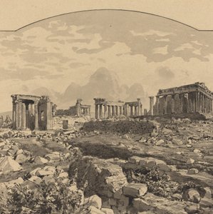 Parthenon idästä, 1890.