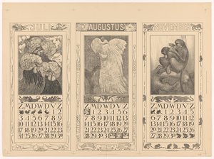 Heinä-, elo- ja marraskuun 1910 kalenterit