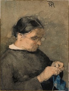 Taiteilijan isoäiti tekijältä Théo van Rysselberghe
