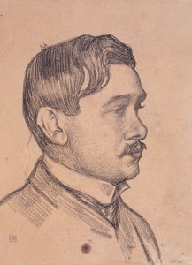 Maurice Maeterlinckin muotokuva tekijältä Théo van Rysselberghe