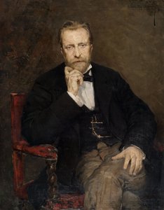 Taiteilija Jean Capeinickin muotokuva tekijältä Théo van Rysselberghe