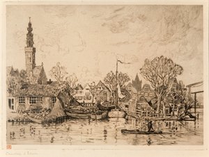 Telakka Edamissa (Alankomaat) tekijältä Théo van Rysselberghe