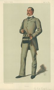 Everstiluutnantti Ralph Vivian, Ralph, 21. huhtikuuta 1883, Vanity Fair -sarjakuva tekijältä Theobald Chartran