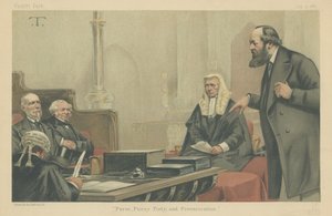 Lordit Northbrook, Granville, Selbourne ja Salisbury. tekijältä Theobald Chartran