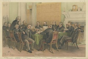 Hallitusneuvosto 1883 tekijältä Theobald Chartran