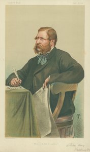 William Henry Waddington, Ranska kongressissa, 28. syyskuuta 1878, Vanity Fair -sarjakuva. tekijältä Theobald Chartran