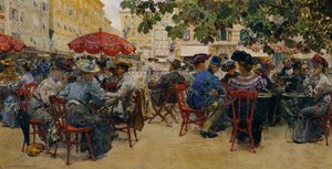 Cafe Tomaselli Salzburgissa tekijältä Theodor Josef Ethofer