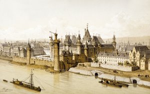 Louvre 1500-luvulla, noin 1880 (kuva)