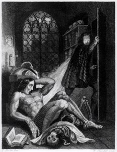Kuvitus Mary Shelleyn (1797-1851) "Frankensteinista"