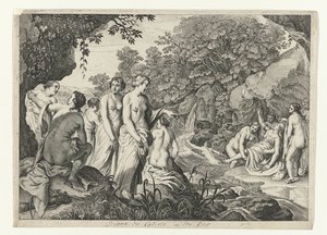 Diana saa selville Calliston raskauden Metamorphoses of Ovid (sarjan nimi)