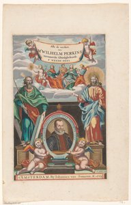William Perkinsin muotokuva Nimisivu: William Perkins, Kaikki teokset. Toinen osa, 1662 tekijältä Theodor Matham