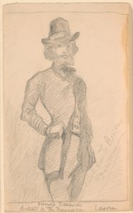 Kopio H. Daumierin maalauksesta Th. Rousseau Louvressa